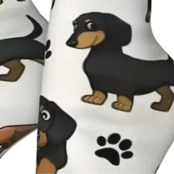 Dachshund Doxie Weiner Sausage Dog Novelty Crew Tube Socks Unisex Men’s Women's - Picture 5 of 15